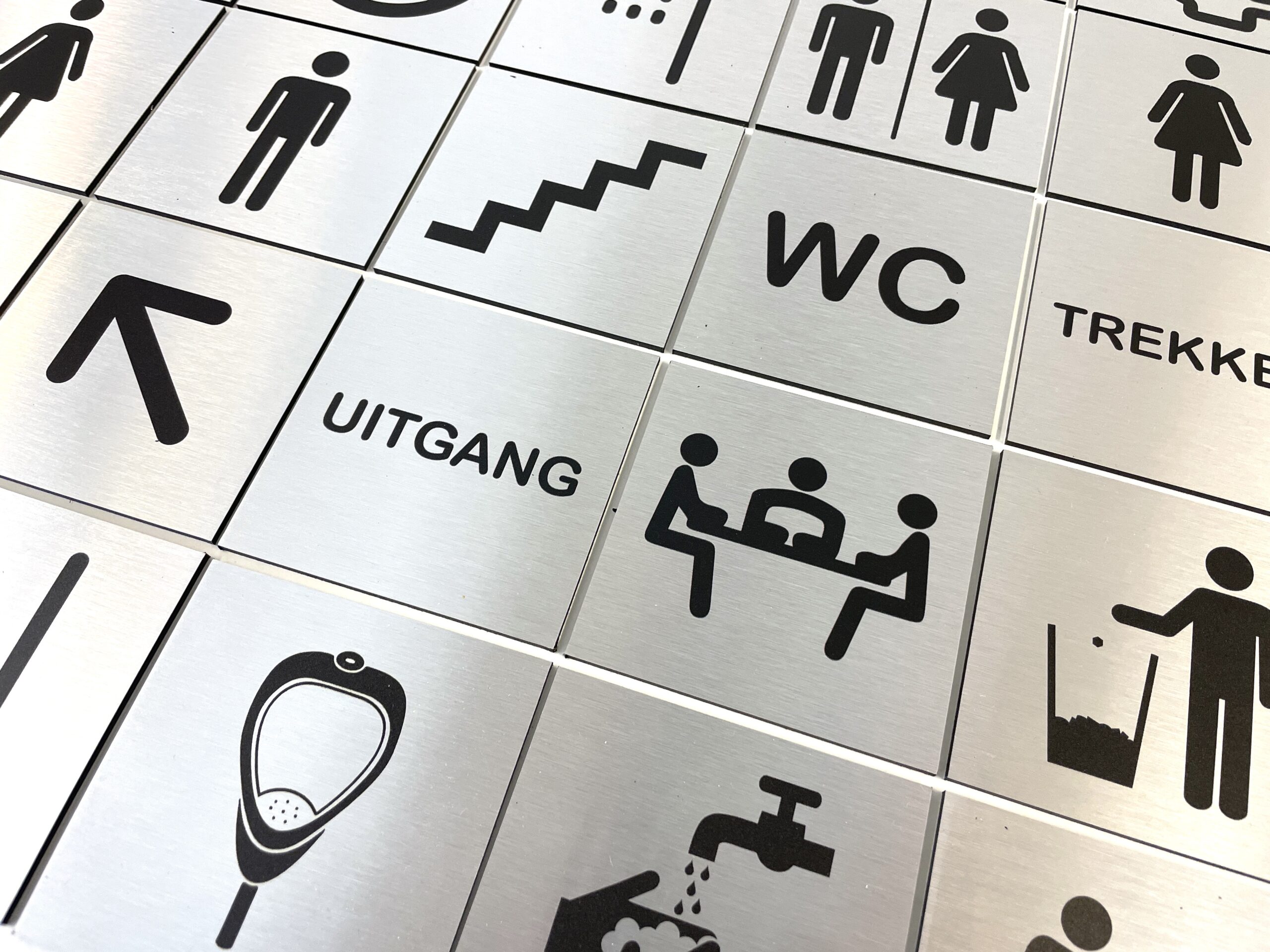 Pictogrammen met symbolen