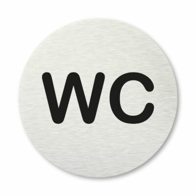 Pictogram rond WC (template)