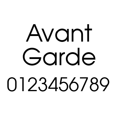 font-avant-garde
