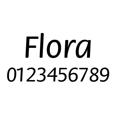 font-flora