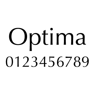 font-optima