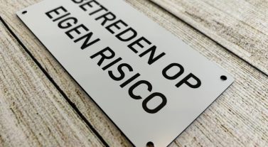 Categorie naambordjes wit